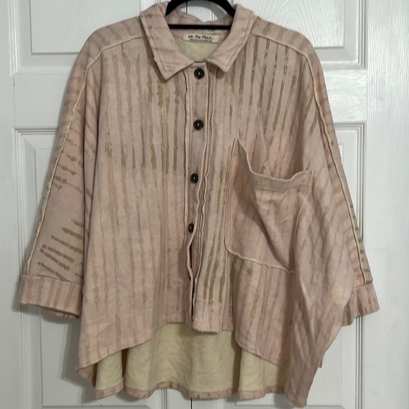 Free People Montauk High-Lo Button Up Top - Picture 1 of 6